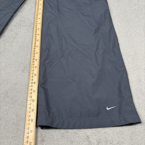 Vintage Y2K Nike Track Pants Womens Large Essential Wide Leg Baggy Jogger Sweats - Picture 9 of 13
